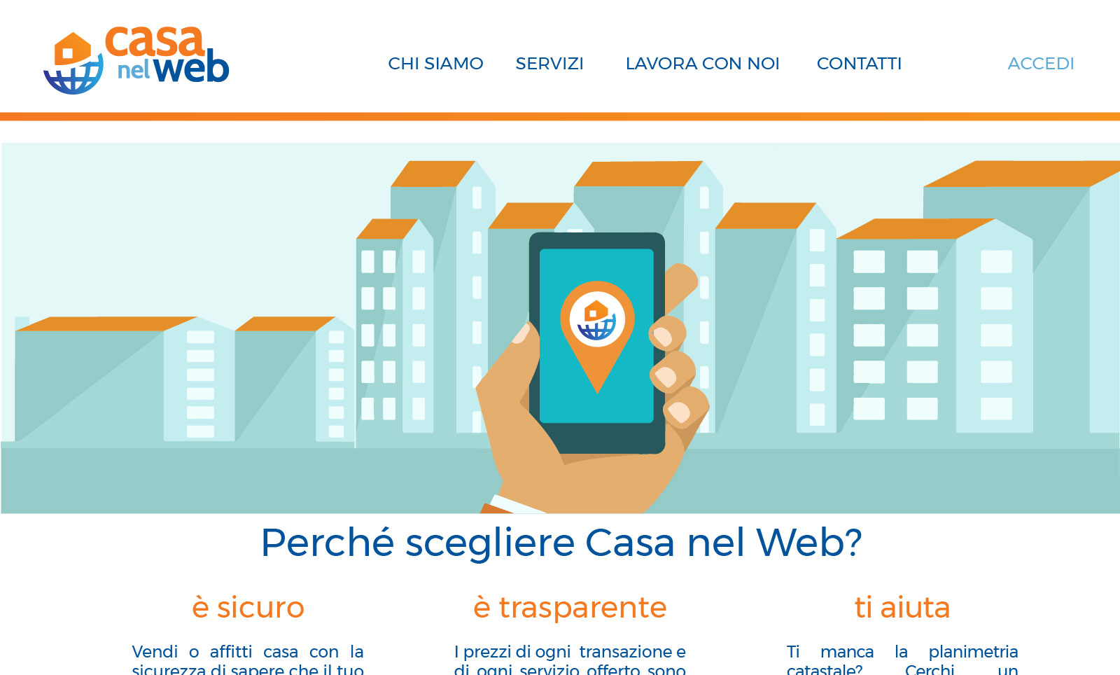 CasaNelWeb homepage
